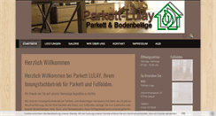 Desktop Screenshot of parkett-lulay.de